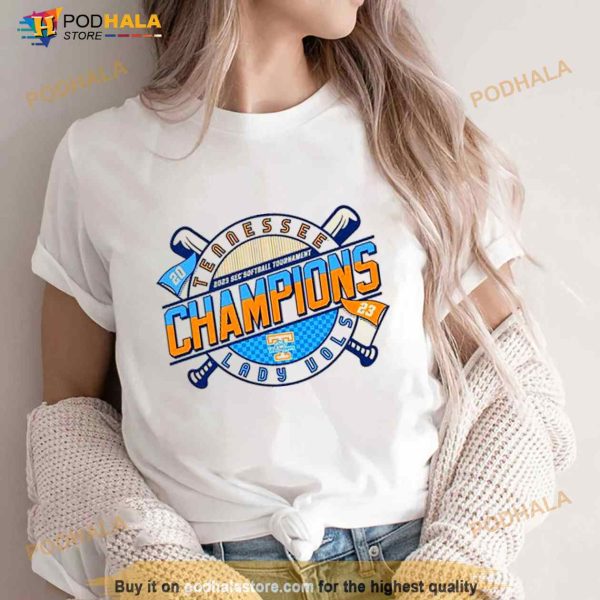 Tennessee Lady Vols 2023 SEC Softball Champions Comfort Colors Shirt