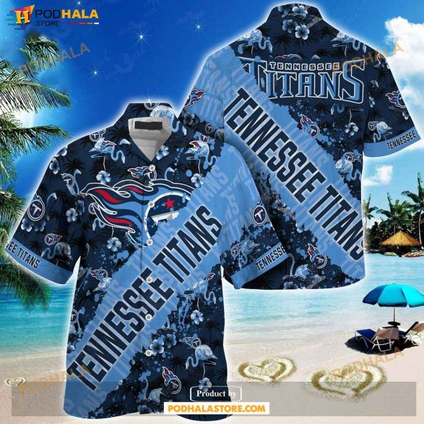 Tennessee Titans NFL Trending Summer Hawaiian Shirt With Tropical Patterns