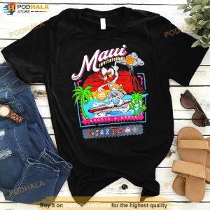 Texas Tech Maui Invitational Basketball Tournament Shoots And Hoops 2022 Shirt 3