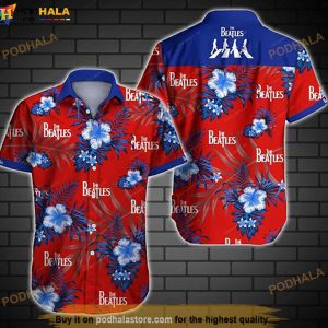 The Beatle Hawaiian Shirt, Hawaiian Button Up Shirt