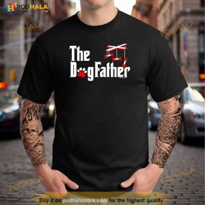 The DogFather Funny cute Dog Fathers Day Dad Doggo Shirt