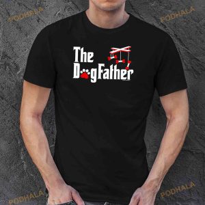 The Dogfather Funny Cute Dog Fathers Day Dad Doggo Shirt 2