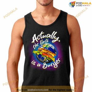 The Earth Is A Burger Food Shirt 2