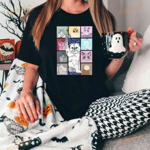 The Eras Tour Cat Version Shirt, Taylor Merch For Music Lovers