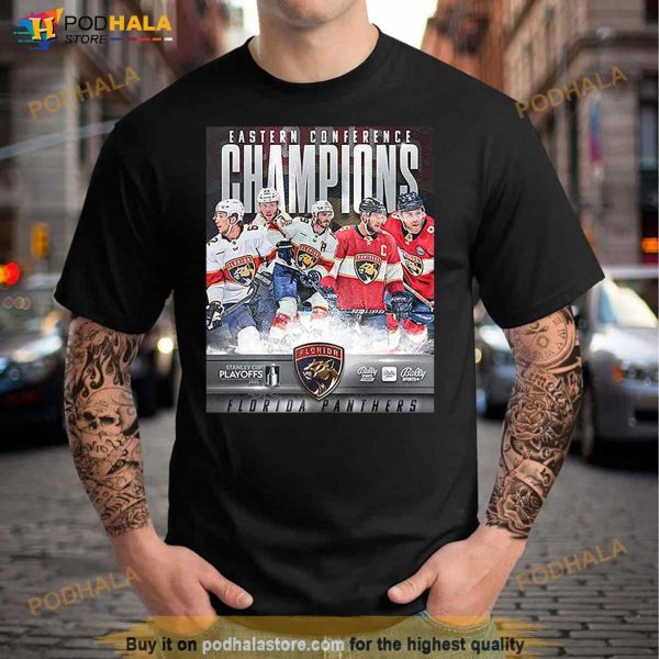 The Florida Panthers Are Eastern Conference Champs NHL Stanley Cup 2023 T Shirt