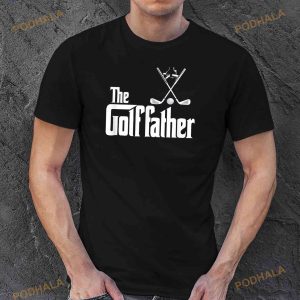 The Golffather Golf Father Funny Golfing Fathers Day Shirt