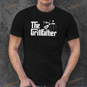 The Grillfather Bbq Grill Smoker Barbecue Chef Shirt 2