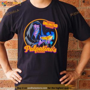 The Home Of Unlimited Toppings Palpatino's Pizzeria Shirt 1