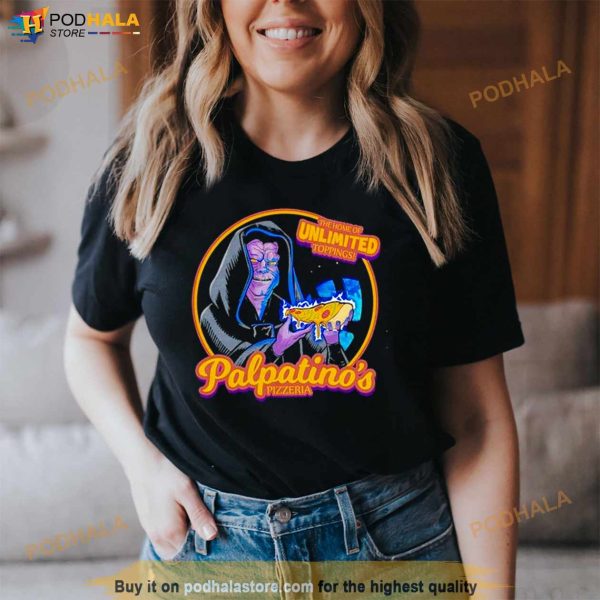 The Home Of Unlimited Toppings Palpatino’S Pizzeria Shirt