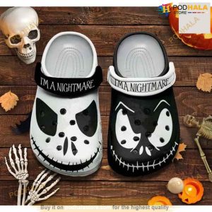 The Nightmare Before Christmas Jack Skellington Halloween Crocs Clog Shoes