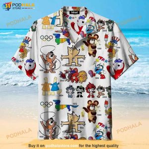 The Olympic Mascot Hawaiian Shirt, Tropical Shirt For Women