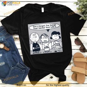The Peanuts The Smiths Don't Forget The Songs That Saved Your Life Shirt 3