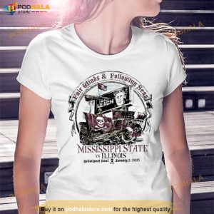 The Pirate Mike Leach Mississippi State Football Reliaquest Bowl 2023 Shirt 2