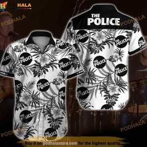 The Police Hawaiian Shirt, Tropical Shirt For Women