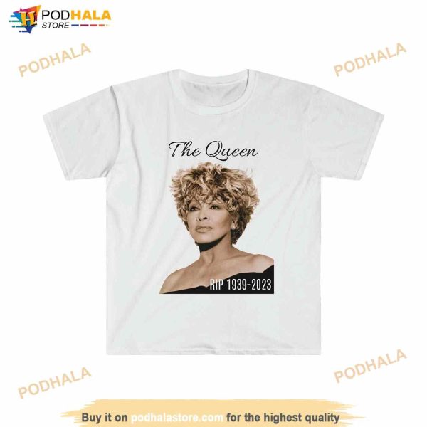 The Queen Tina Turner RIP 1939-2023 Shirt, Rock and Roll Legend TShirt