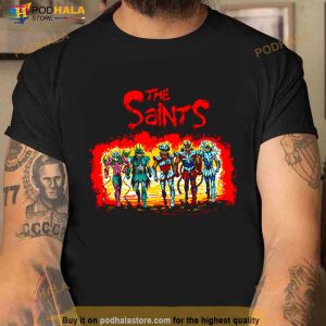 The Saints Parody Saint Seiya Knights Of The Zodiac Shirt 3
