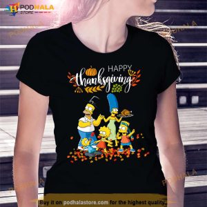 The Simpsons Characters Happy Thanksgiving Shirt 2