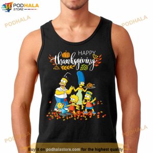 The Simpsons Characters Happy Thanksgiving Shirt 3