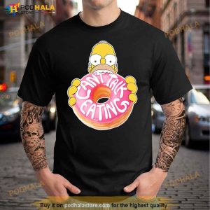 The Simpsons homer can’t talk eating Shirt