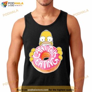 The Simpsons Homer Can't Talk Eating Shirt 3