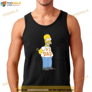 The Simpsons Homer Number 1 Dad Fathers Day Shirt