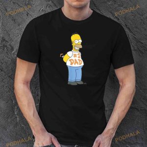 The Simpsons Homer Number 1 Dad Fathers Day Shirt 3