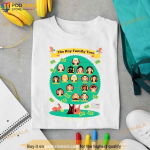 The Succession Finale The Roy Family Tree Movie T Shirt 2