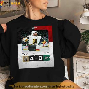 The Vegas Golden Knights Move Up 3 0 In The Series With A 4 0 Shutout Over Dallas T Shirt