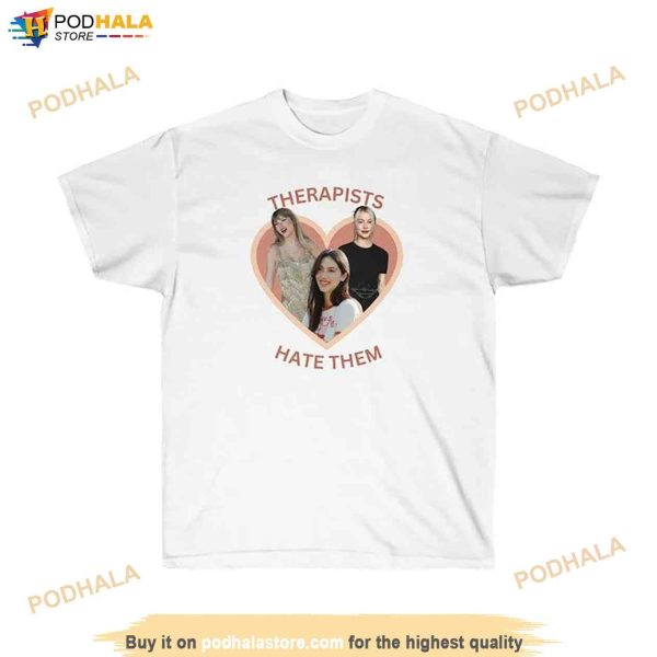 Therapists Hate Them, Taylor Tee, Phoebe Bridgers Tee, Gracie Abrams Tee