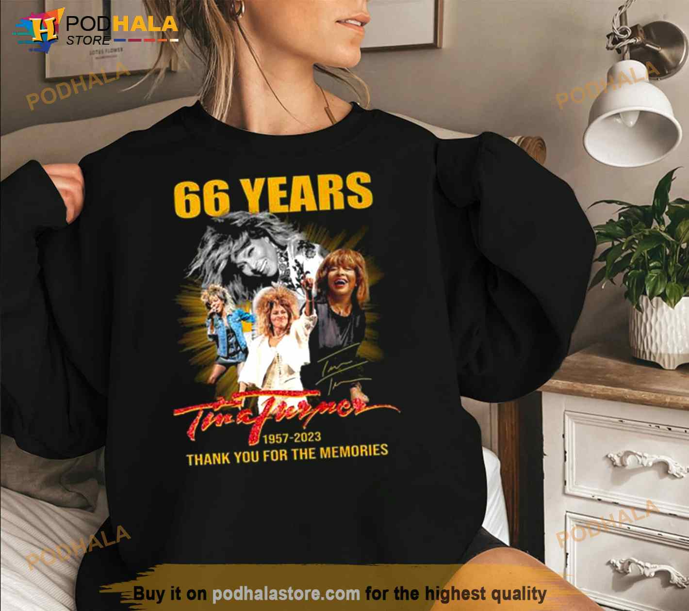 Tina Turner 66 Years 1957 2023 Thank You For The Memories Signature Shirt Tina Turner 66 Years 1957 2023 Thank You For The Memories Signature Shirt