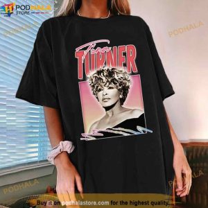 Tina Turner 80s Style Shirt, RIP Tina Turner Retro Music shirt