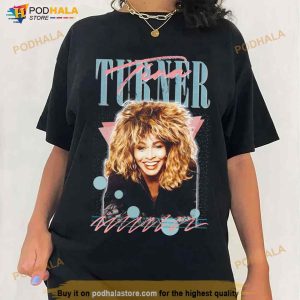 Tina Turner Bootleg Shirt Sweatshirt Rip Tina Turner Rock And Roll Rapper Tee 2