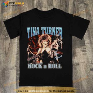 Tina Turner Bootleg Style Shirt, Vintage Tina Turner Rock n Roll TShirt