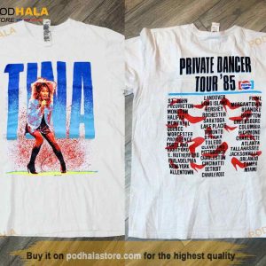 Tina Turner Private Dancer Tour 1985 Shirt, Tina Turner Tour '85 T-Shirt