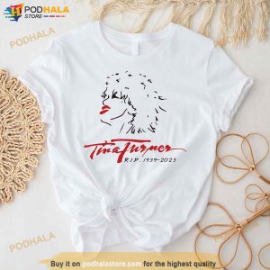 Tina Turner RIP 1939-2023 Shirt, Tina Turner Memorial Tee, Tina Turner Musical Souvenir Tee
