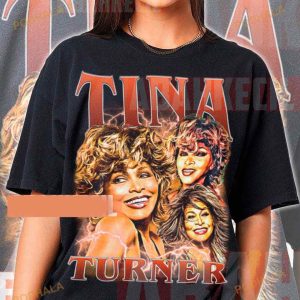 Tina Turner Shirt, Vintage Homage Retro Tina Turner Tshirt, RIP Rock N Roll Singer