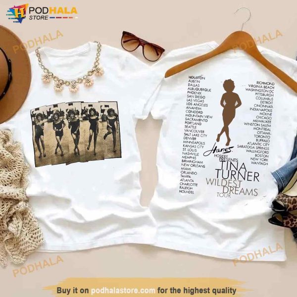 Tina Turner Tour 96 Shirt, Wildest Dreams Tour T-Shirt, 90s Concert Tee