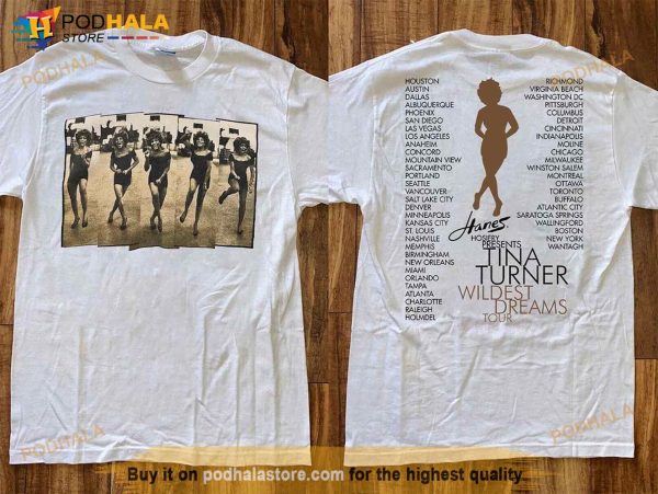 Tina Turner Tour 96 Shirt, Wildest Dreams Tour T-Shirt, 90s Concert Tee
