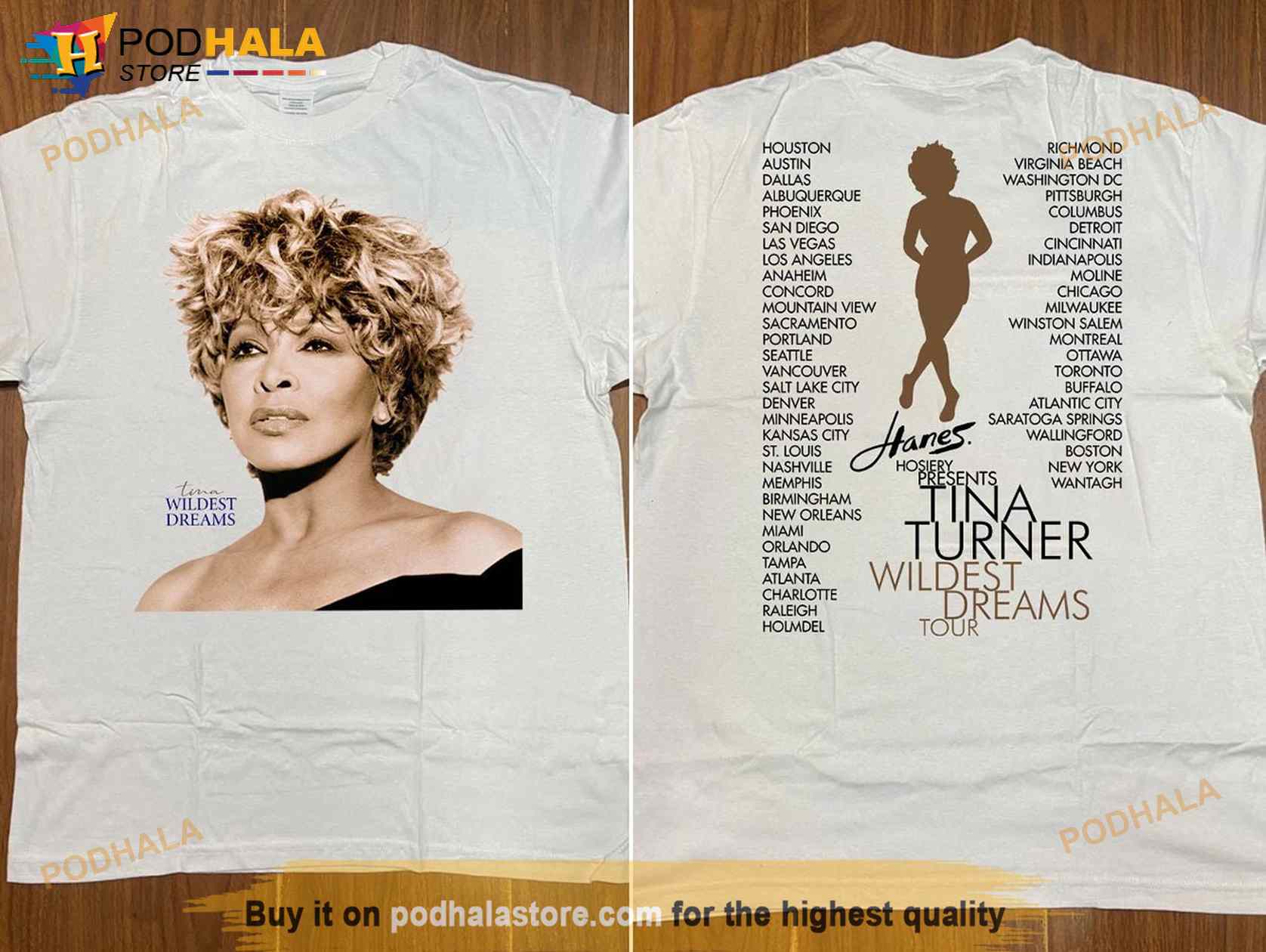 Tina Turner Wildest Dreams Tour 1996 Shirt, Tina Turner Tour '96 T