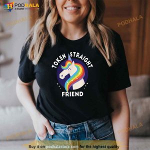 Token Straight Friend Funny Slang Queer Ally Gay Pride Stuff Shirt 2