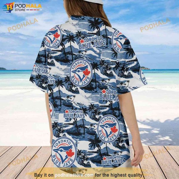 Toronto Blue Jays MLB Hawaiian Shirt Sea Island Pattern, Summer Vacation Gift