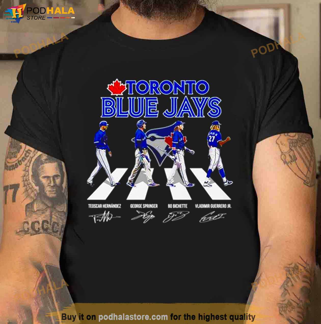 Toronto Blue Jays Team Abbey Road Signatures Unisex T Shirt - Bring Your  Ideas, Thoughts And Imaginations Into Reality Today
