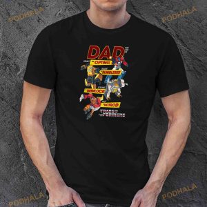 Transformers Fathers Day Autobots Dad You Are Smart Logo Shirt 3