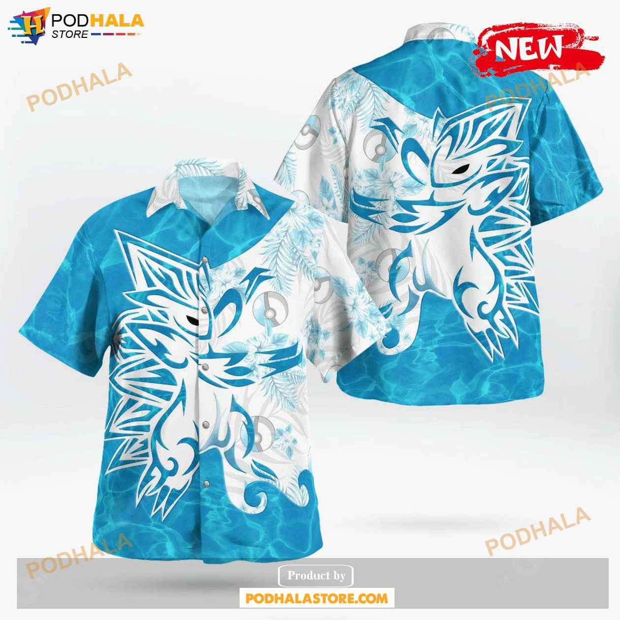 Tribal Alolan Sandslash Hawaiian Shirt, Tropical Shirt for Women Men Tribal Alolan Sandslash Hawaiian Shirt, Tropical Shirt for Women Men