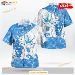 Tribal Gyarados Special Design Hawaiian Shirt, Tropical Shirt for Women Men