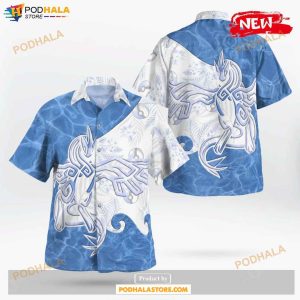 Tribal Lugia Design Hawaiian Shirt, Tropical Shirt for Women Men