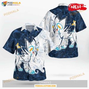 Tribal Luxray Design Hawaiian Shirt, Tropical Shirt for Women Men