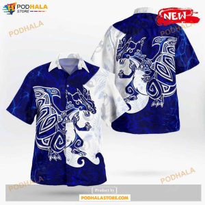 Tribal Megacharizard Hawaiian Shirt, Tropical Shirt for Women Men