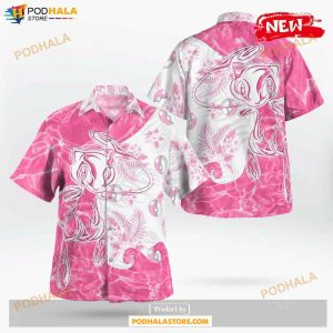 Tribal Mew Design Hawaiian Shirt, Tropical Shirt for Women Men