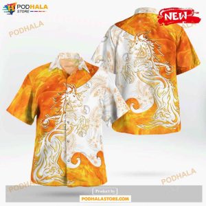 Tribal Rapidash Design Hawaiian Shirt, Tropical Shirt for Women Men
